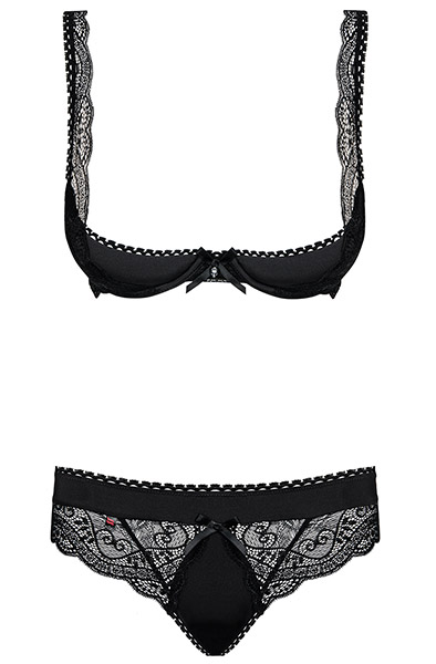 Obsessive Miamor 2-teiliges Set Schwarz - Sexy Dessous 3