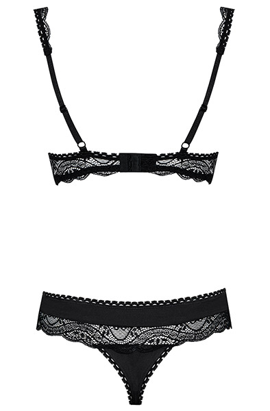 Obsessive Miamor 2-teiliges Set Schwarz - Sexy Dessous 4