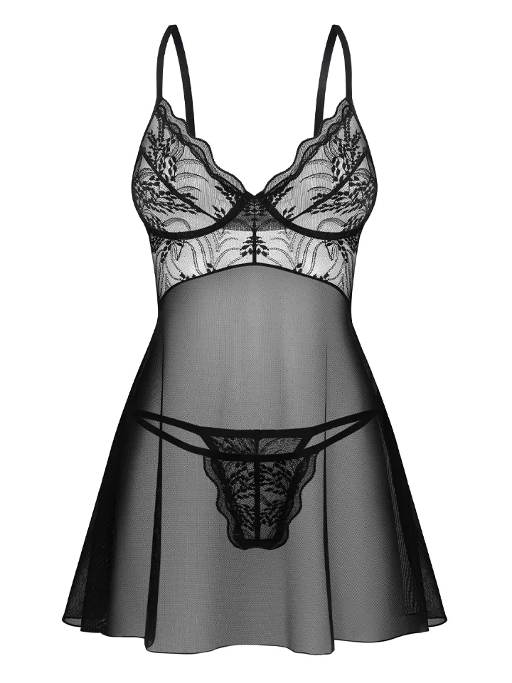 Obsessive Perisia Babydoll & Thong - Babydoll lingerie 3 [full]