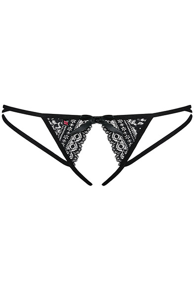 Obsessive Picantina Crotchless Thong - Lace panties 3
