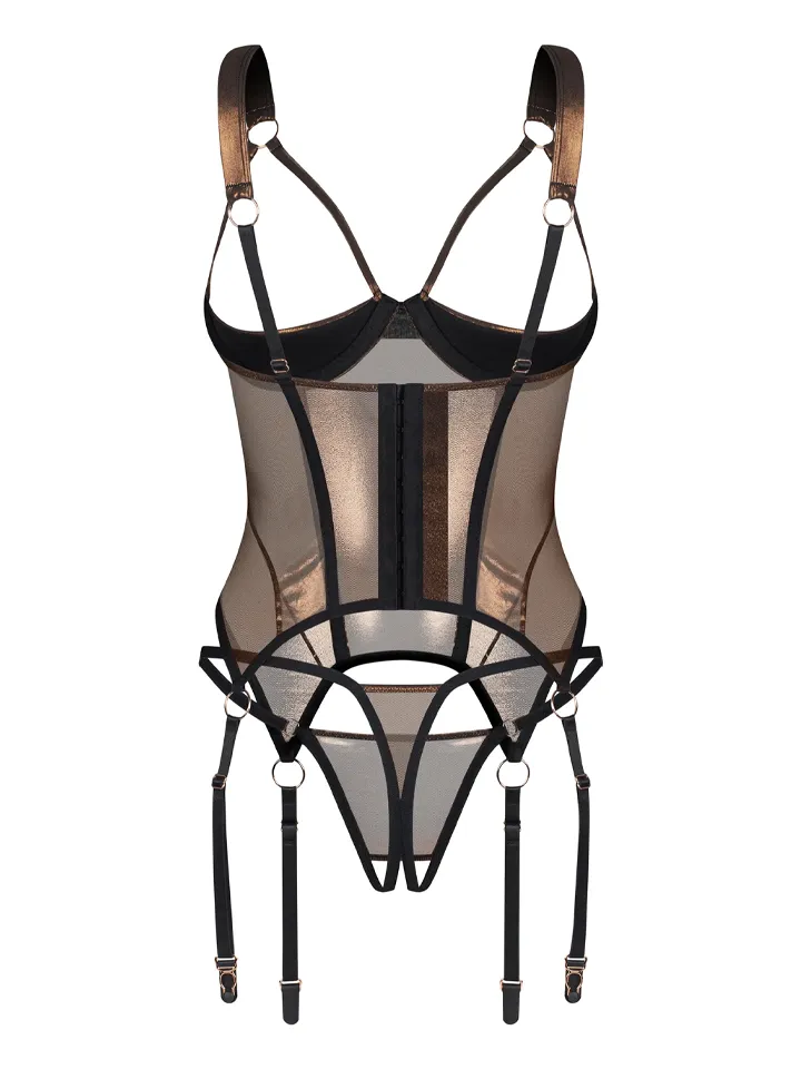 Obsessive Soranna Cupless Corset & Crotchless Thong - Corset 5 [full]