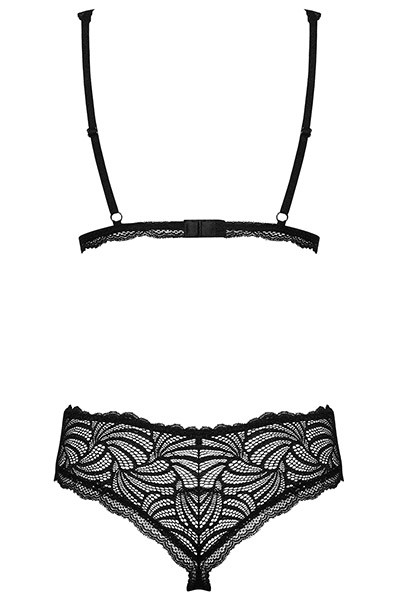 Obsessive Sweetia 2-teiliges Set Schwarz - Sexy Dessous 4