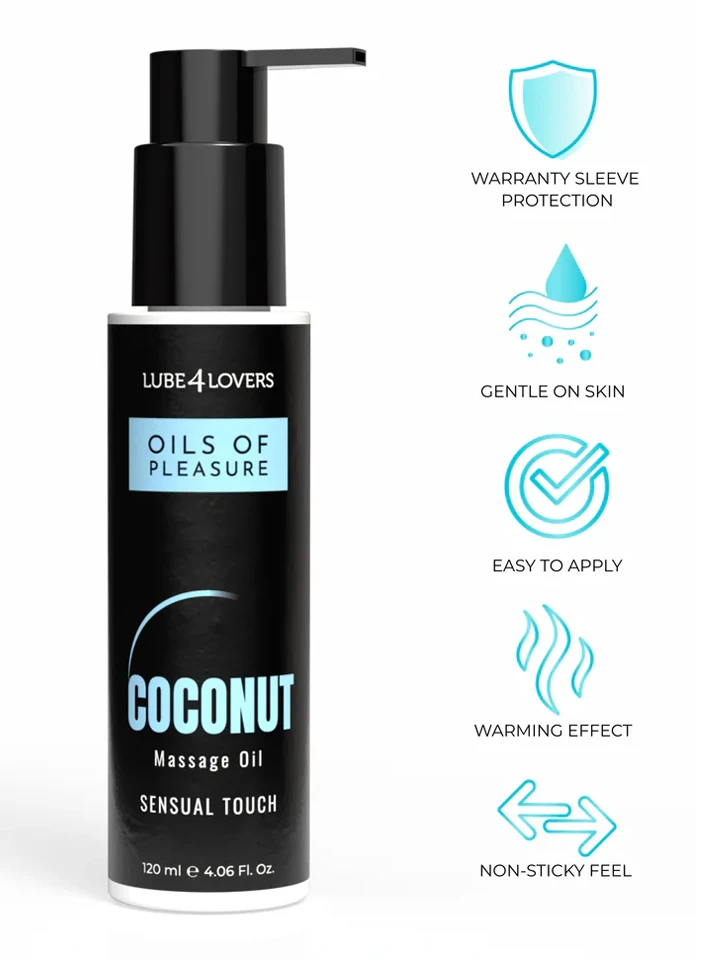 Oils Of Pleasure Coconut Massage Oil 120 ml - Coconut Massage Oil 2 [full]