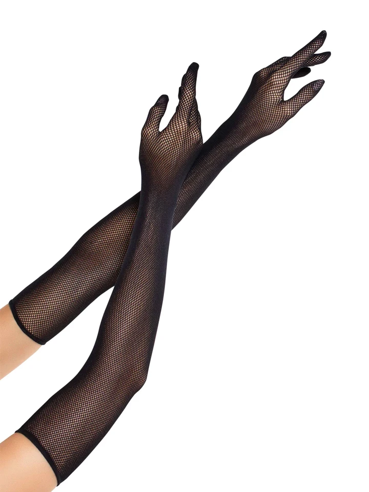 Opera Length Fishnet Gloves - Gloves 1 [full]