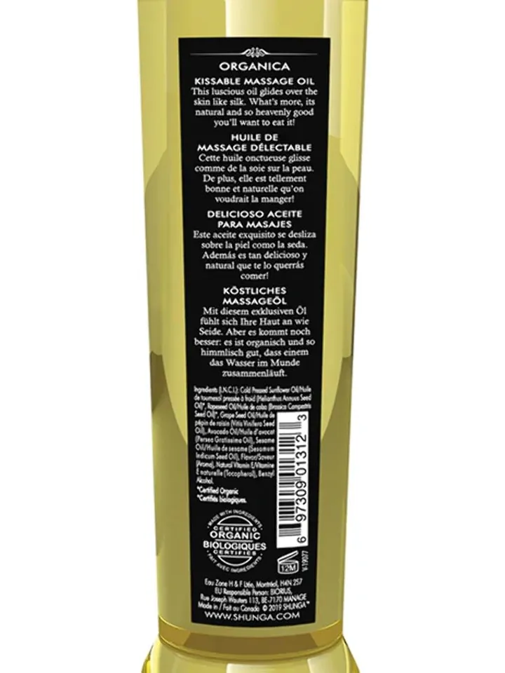 Organica Naturelle Massage Oil 240 ml - Massage oil 2 [full]