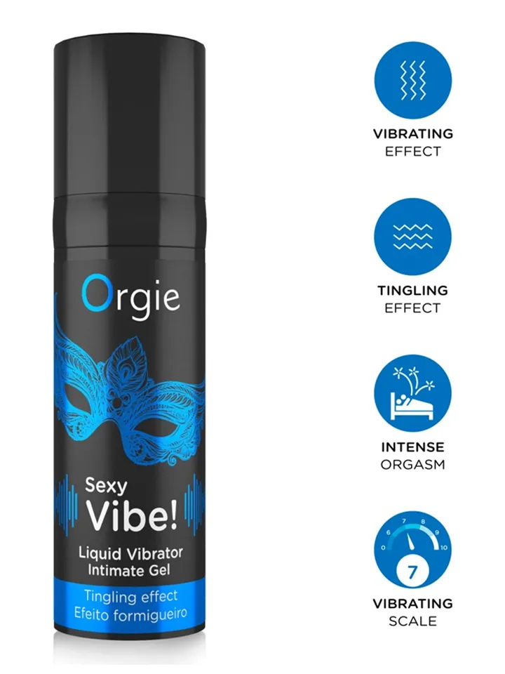 Orgie Sexy Vibe! Liquid Vibrator 15 ml - Stimulating supplement for men 2 [full]