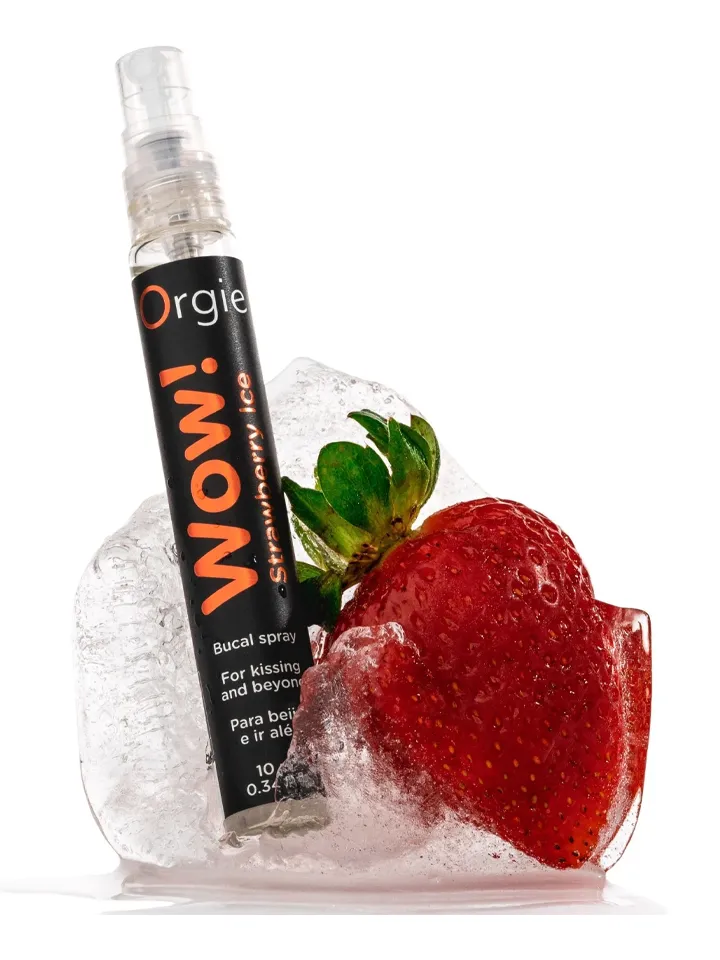 Orgie Wow! Strawberry Ice Bucal Spray 10 ml - Edible & Oral Sex 3 [full]