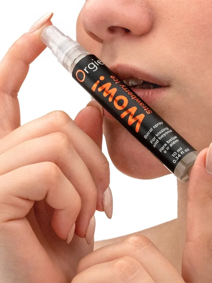 Orgie Wow! Strawberry Ice Bucal Spray 10 ml - Edible & Oral Sex 4 [full]