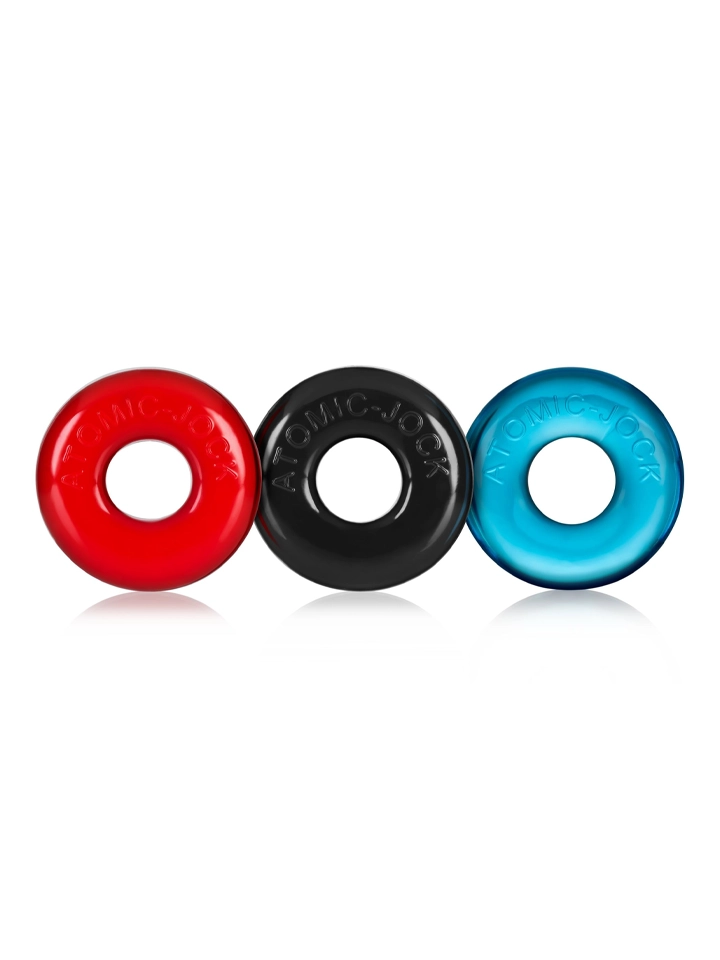 Oxballs Ringer Cock Rings 3-Pack Multi-Colour - Cock ring set 1 [full]