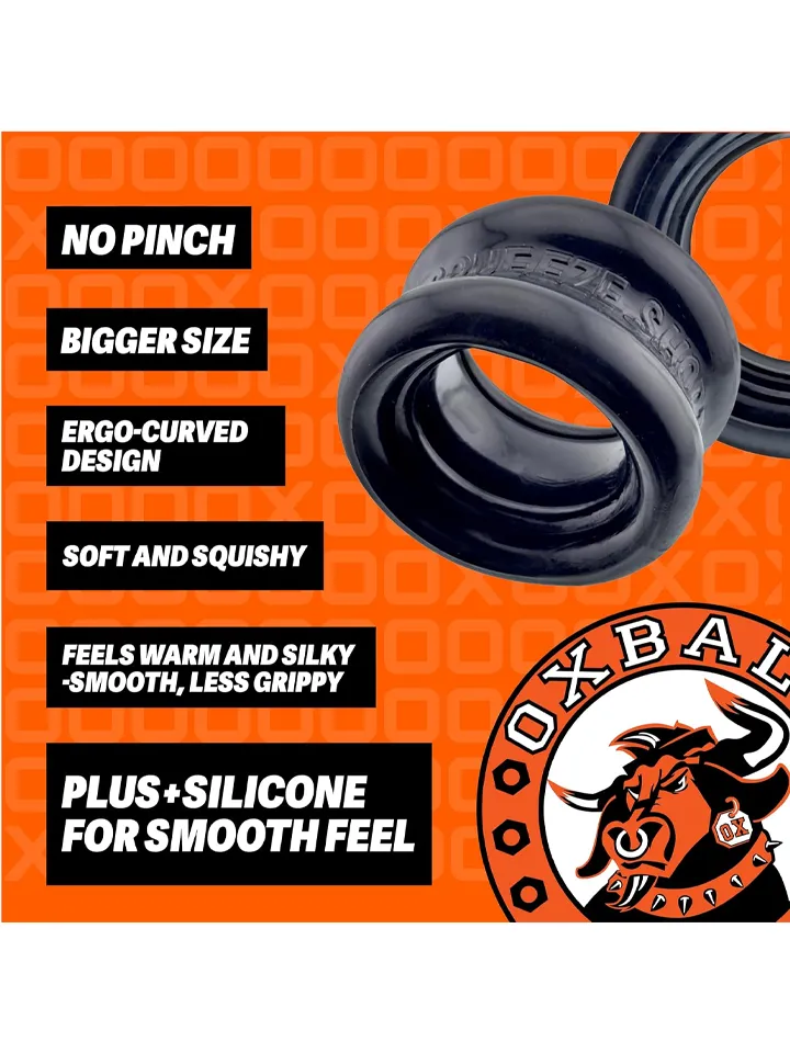 Oxballs Squeeze Short Ballstretcher Black - Ball stretcher 2 [full]