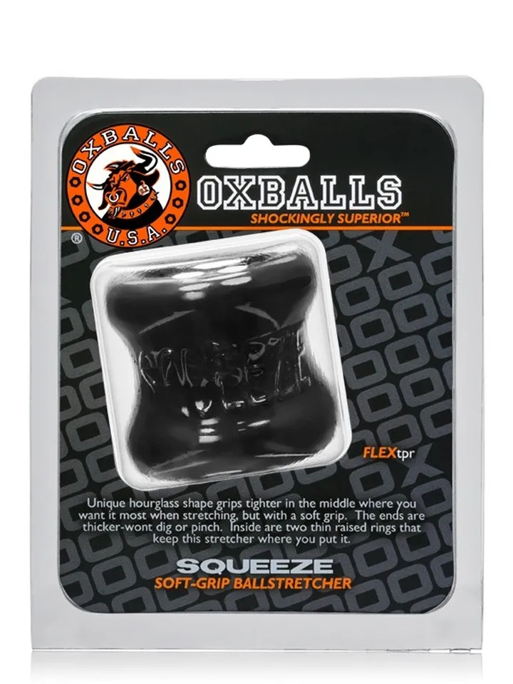 Oxballs Squeeze Soft Grip Ballstretcher Black - Ball stretcher 3 [full]
