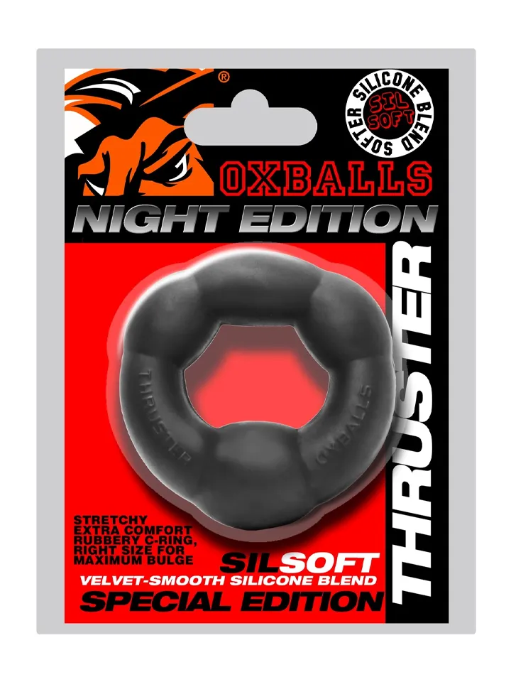 Oxballs Thruster Cock Ring Night Black - Cock ring 2 [full]