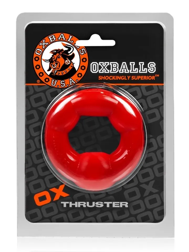 Oxballs Thruster Cock Ring Red - Cock ring 2 [full]
