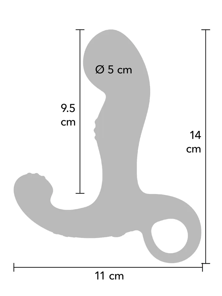 P-spot Tapper Plug Vibrating + Remote - Prostate stimulator 3 [full]