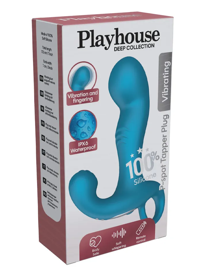 P-spot Tapper Plug Vibrating + Remote - Prostate stimulator 4 [full]
