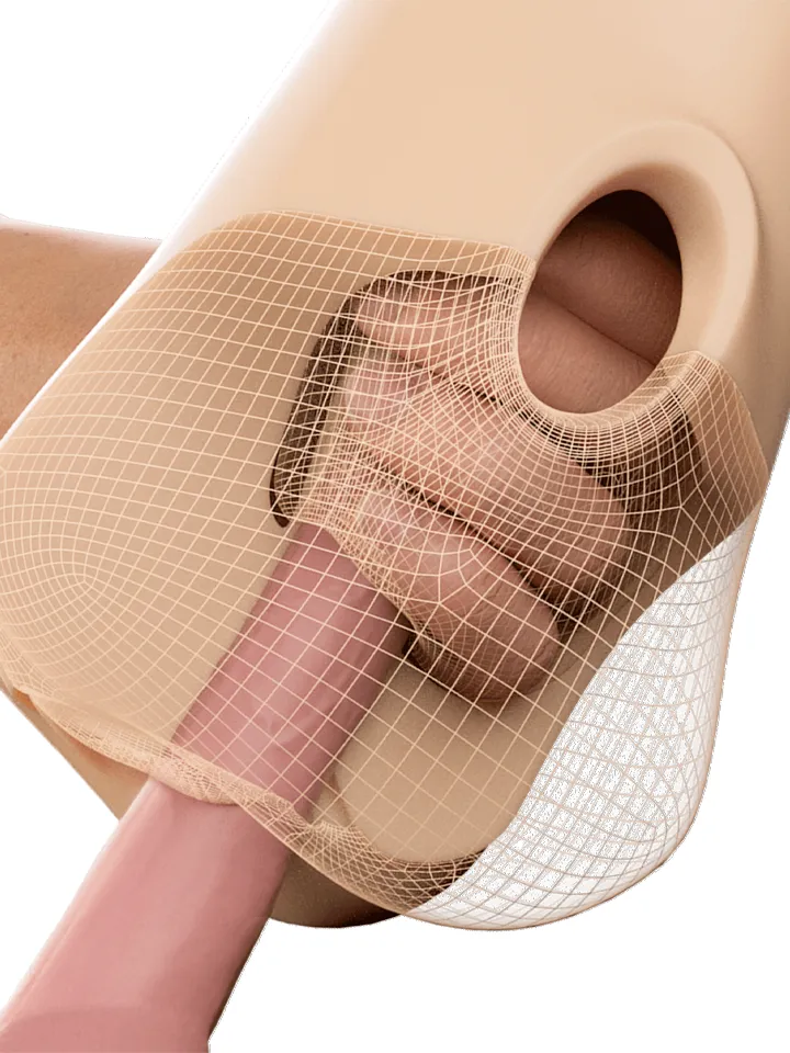 PDX Plus Double Pounder Vibrating Squeeze Stroker - Vibrating vagina masturbator 2 [full]