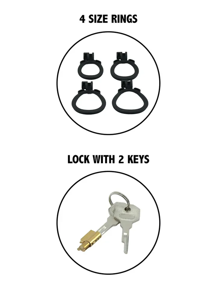 Penis Prison Cock Cage Long - Chastity cage 4 [full]