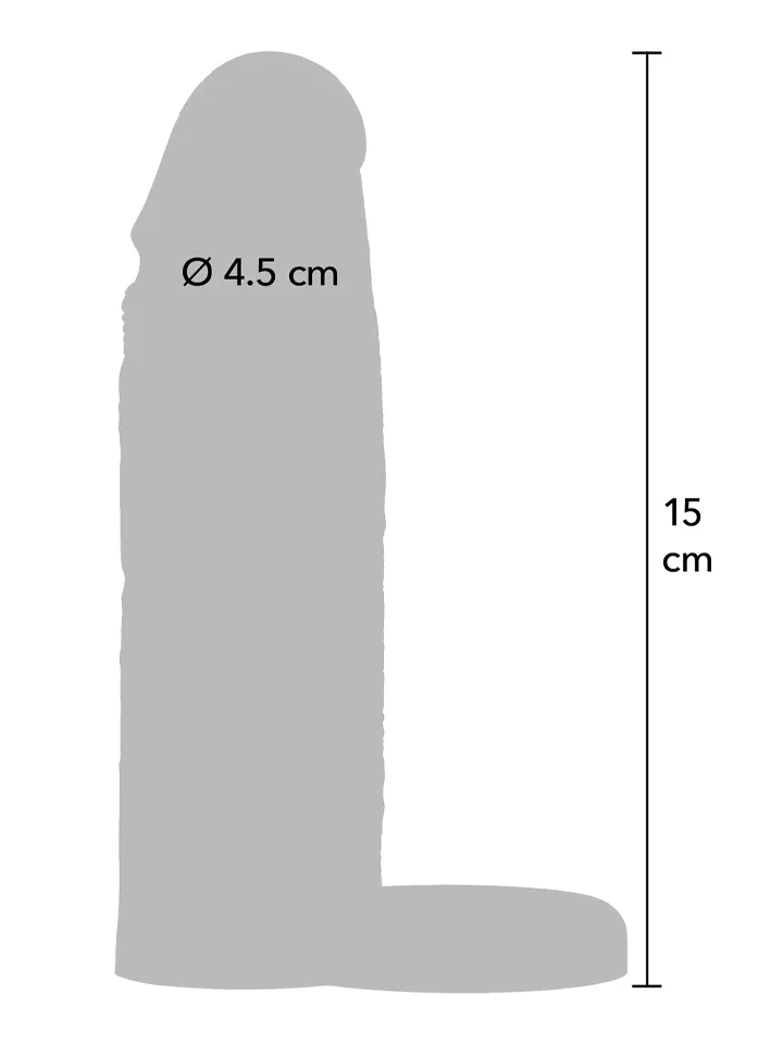 Penis Sleeve Liquid Silicone Ring 15 cm - Penis extender/penis sleeve 2 [full]