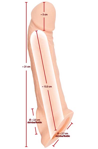 Penis Sleeve With Extension - Penis extender/penis sleeve 2