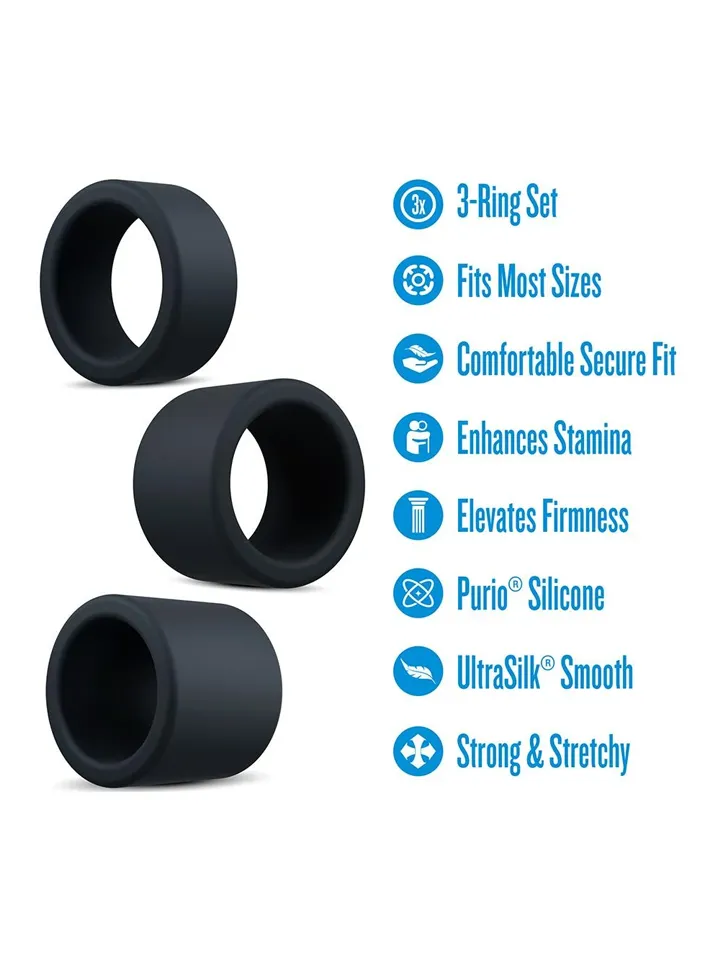 Performance Plus Accelerate Cockring Set - Cock ring set 2 [full]