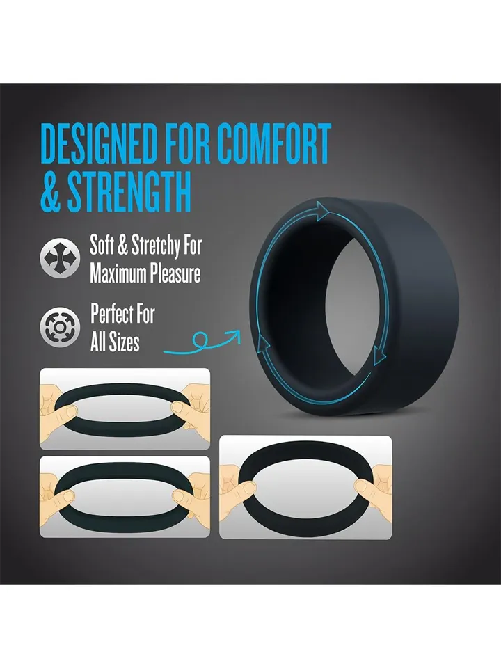 Performance Plus Accelerate Cockring Set - Cock ring set 5 [full]