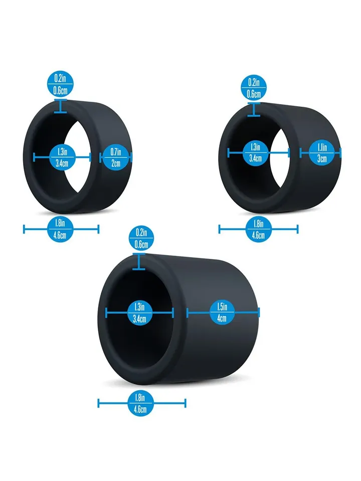 Performance Plus Accelerate Cockring Set - Cock ring set 6 [full]