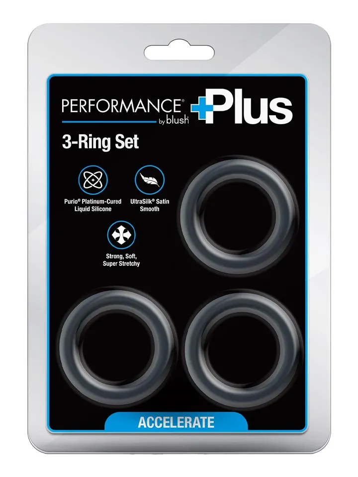 Performance Plus Accelerate Cockring Set - Cock ring set 7 [full]