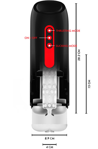 Phantom Thrust & Suction Vagina Masturbator - Automatic masturbator 3