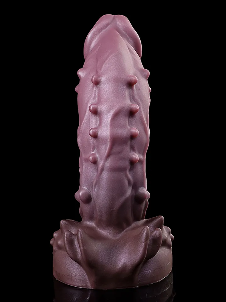 Pink Alien Dark Ork Monster Dildo 23 cm - Dragon dildo 2 [full]