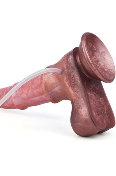 Pink Alien Squirt Dildo Jumpy 24,5 cm - Drachen-Dildo 4