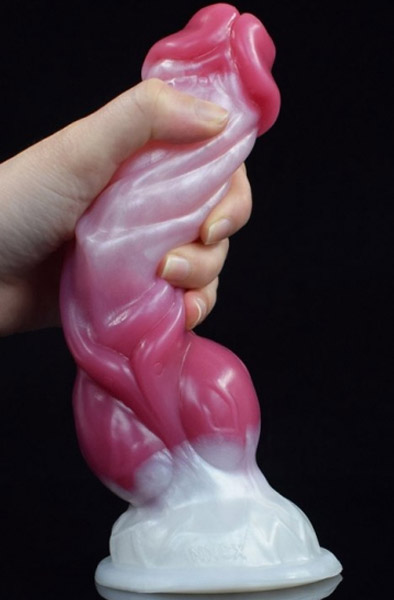 Pink Alien Testet Monster Dildo 18 cm - Monster-Dildo 2