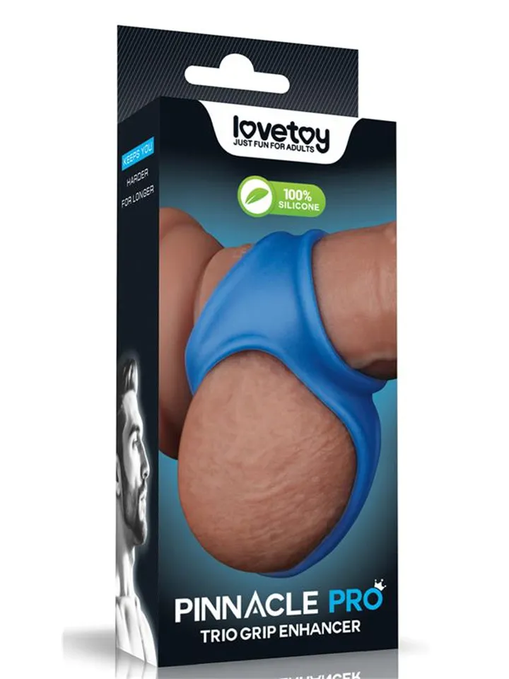 Pinnacle Pro Trio Grip Enhancer Penis Ring - Penis & scrotum rings 1 [full]