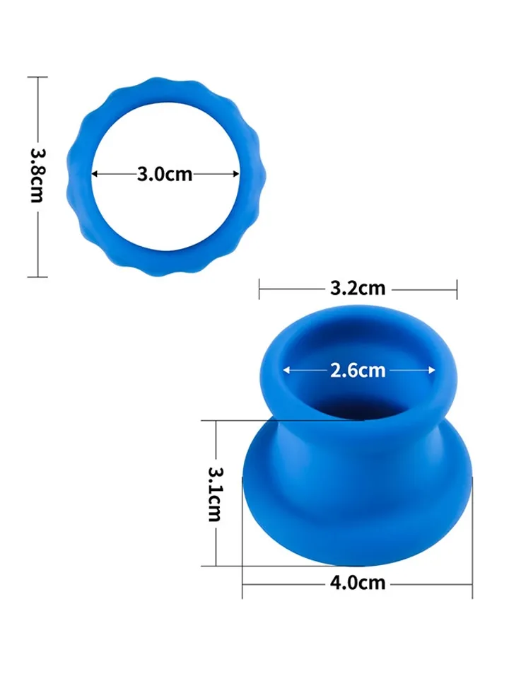 Pinnacle Pro Twin Flex Stretcher Double Penis Ring - Penis & scrotum rings 2 [full]