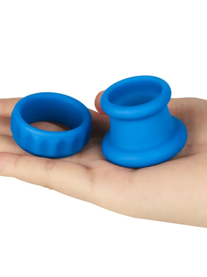Pinnacle Pro Twin Flex Stretcher Double Penis Ring - Penis & scrotum rings 3 [full]