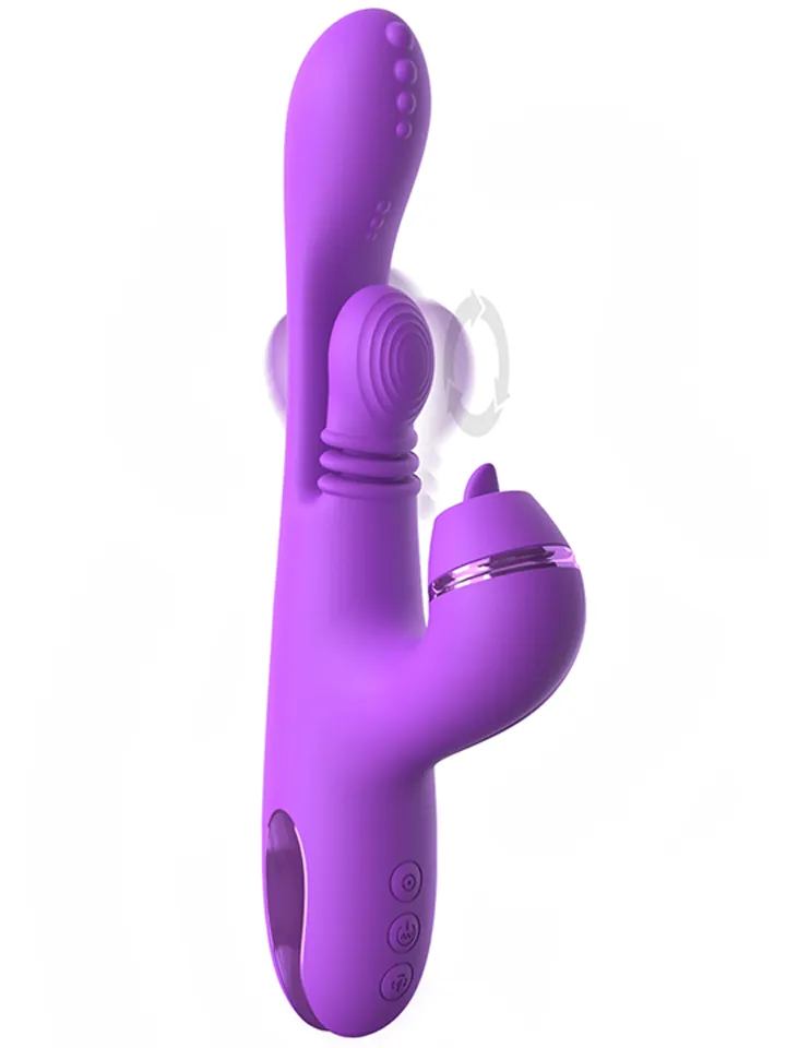 Pipedream Fantasy For Her Intimotion Pulse Pro - Rabbit vibrator with rotating tongue 1