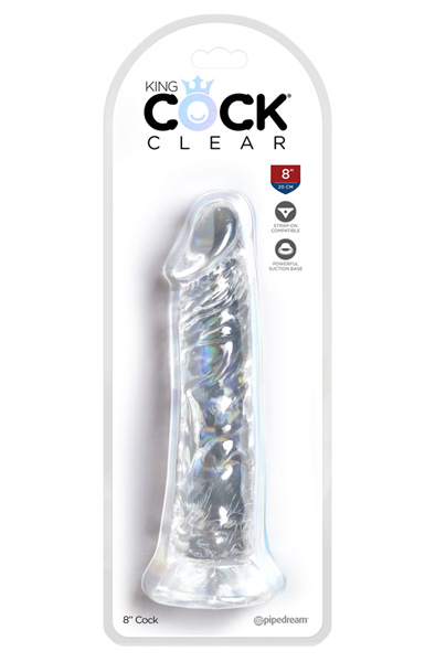 Pipedream King Cock Dildo Clear 20 cm - Dildo 2