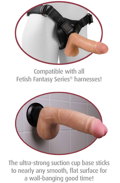 Pipedream Real Feel Deluxe 5 20 cm - Vibrating dildo 3