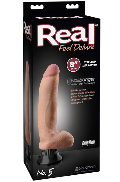 Pipedream Real Feel Deluxe 5 20 cm - Vibrating dildo 4