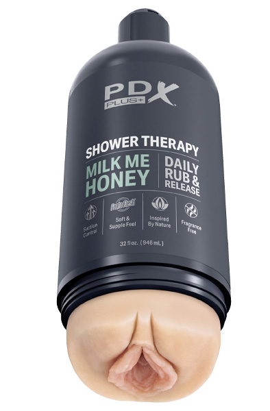 Pipedream Shower Therapy Milk Me Honey - Vagina-Masturbator 2