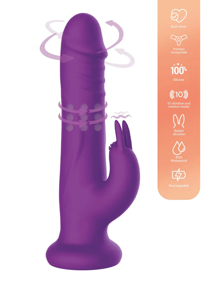 Playhouse Rotating Beads Rabbit Vibrator - Rabbit vibrator 1 [full]