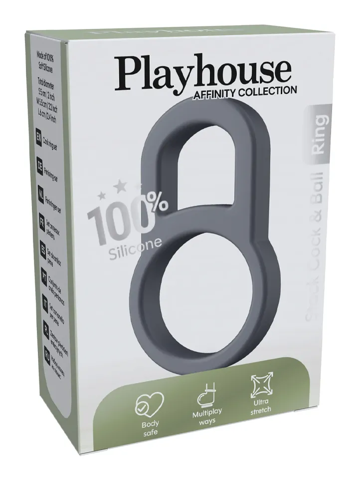 Playhouse Stack Cock & Ball Ring - Penis & scrotum rings 3 [full]