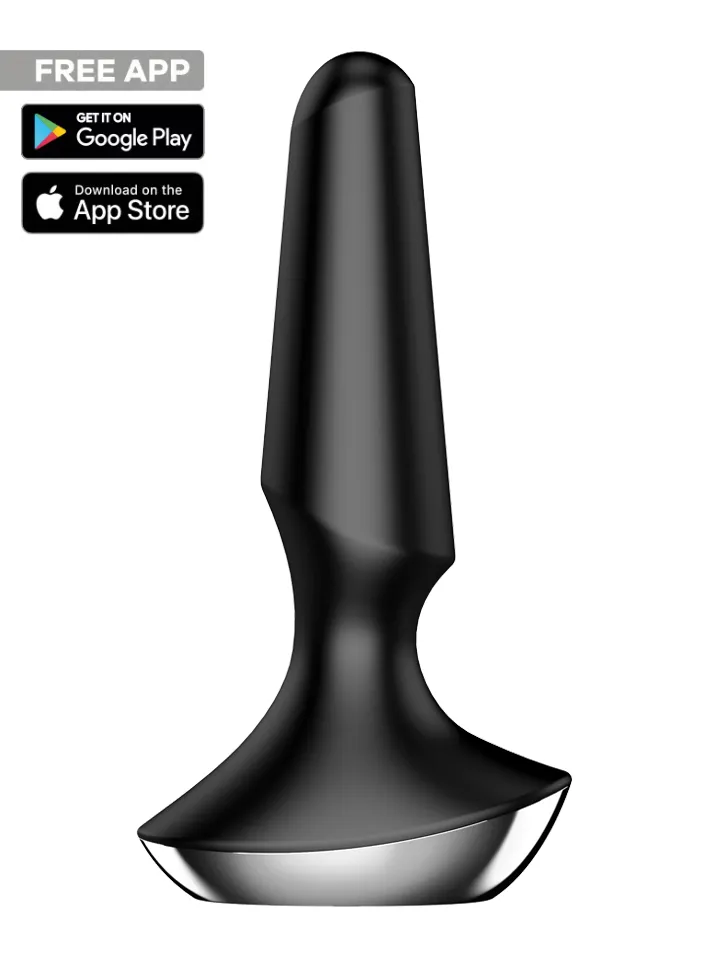 Plug-ilicious 2 Black Bluetooth & App - Vibrating anal plug 1 [full]