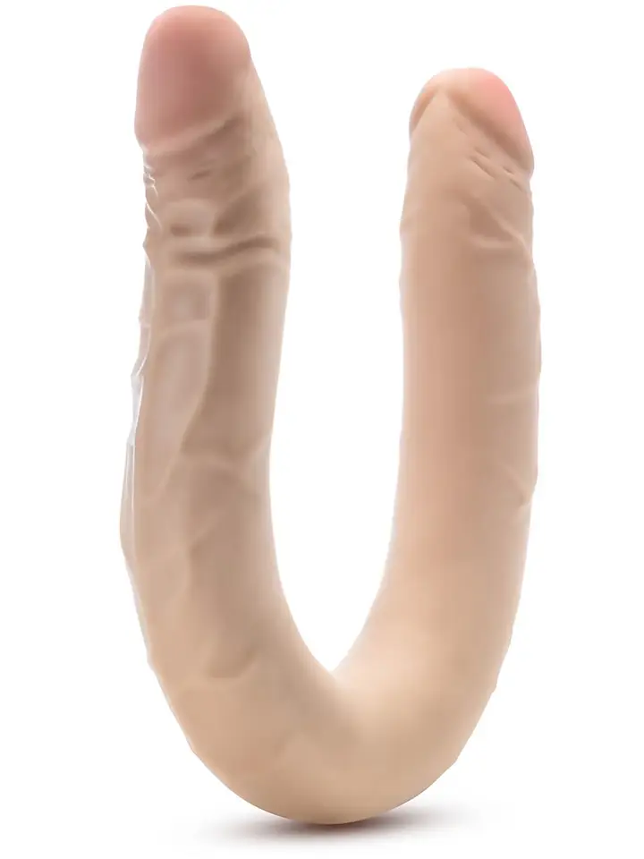 Posable Double Dong Beige 42 cm - Dual dildo 1