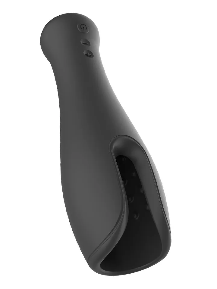 Powerful Flexible Head Stimulator Black - Vibrating masturbator 2
