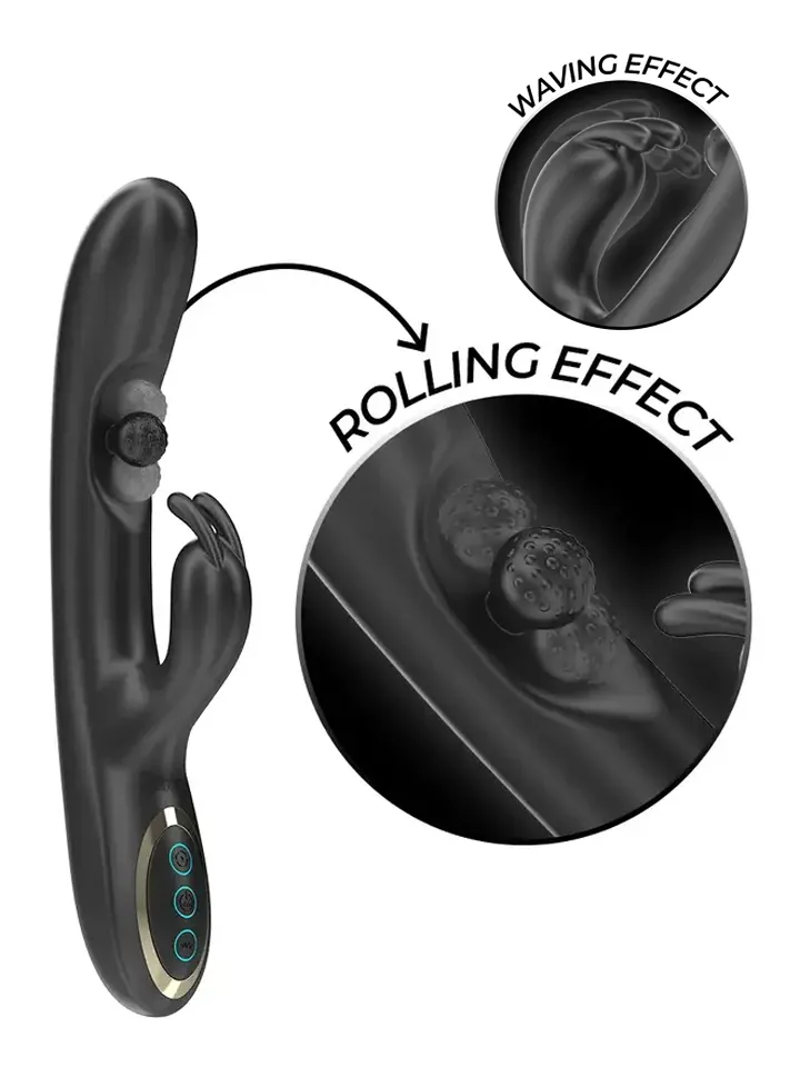 Powerful Rabbit Vibrator With Rolling Pearl - Rabbit vibrator 1 [full]