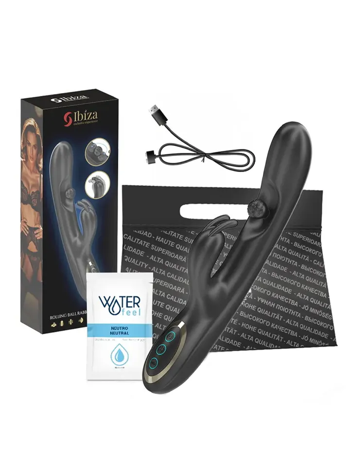 Powerful Rabbit Vibrator With Rolling Pearl - Rabbit vibrator 2 [full]