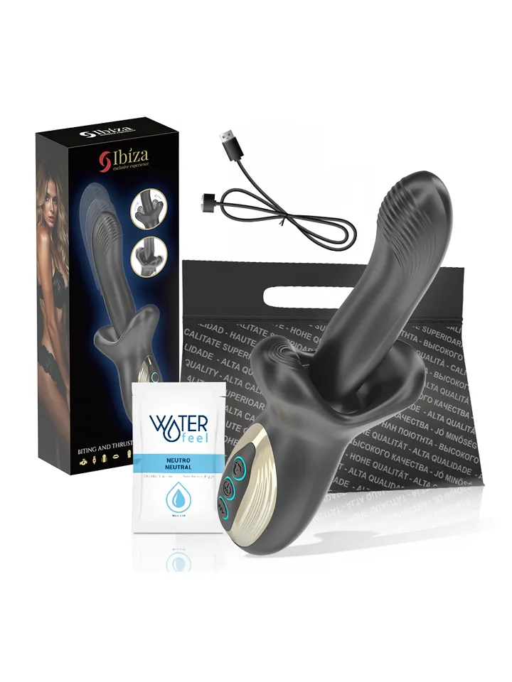 Powerful Vibrator With Thrusting & Biting Effect - Rabbit vibrators 3 [full]