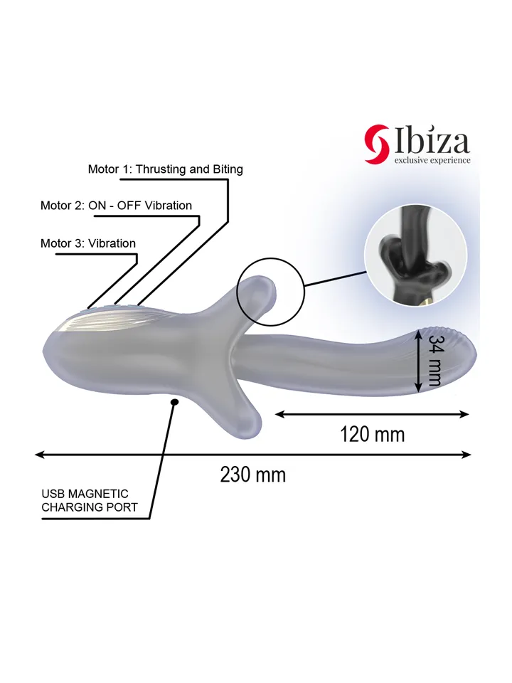 Powerful Vibrator With Thrusting & Biting Effect - Rabbit vibrators 4 [full]