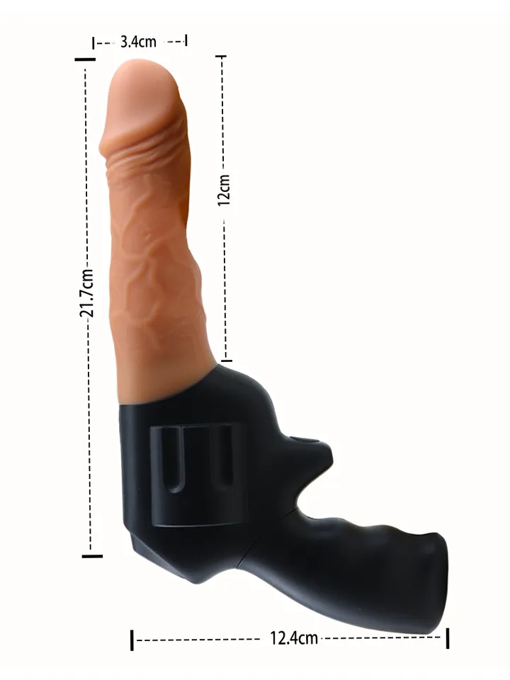 PowerShot Vibrating & Thrusting Dildo - Vibrating dildo 2 [full]