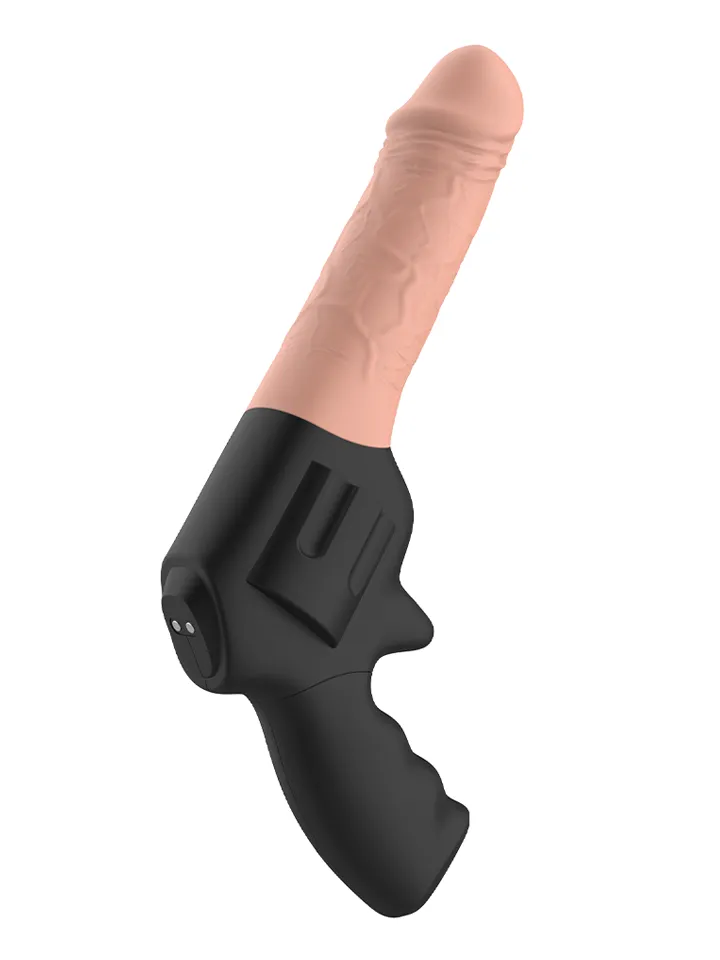 PowerShot Vibrating & Thrusting Dildo - Vibrating dildo 3 [full]